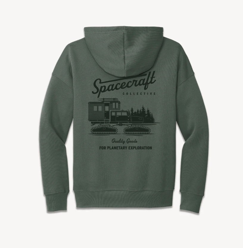 Spacecraft Adventure Seeker Hoodie Military Green | Mountain Cat