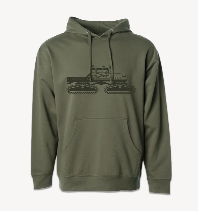 Spacecraft Adventure Seeker Hoodie Military Green | Mountain Cat